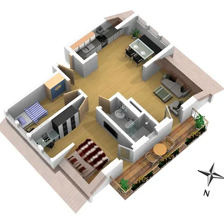 Baude Iii Apartament